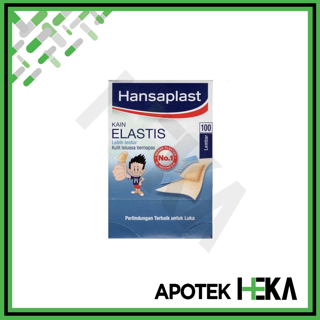 Hansaplast Kain Elastis Lentur Plester Luka Box isi 100 Lembar (SEMARANG)