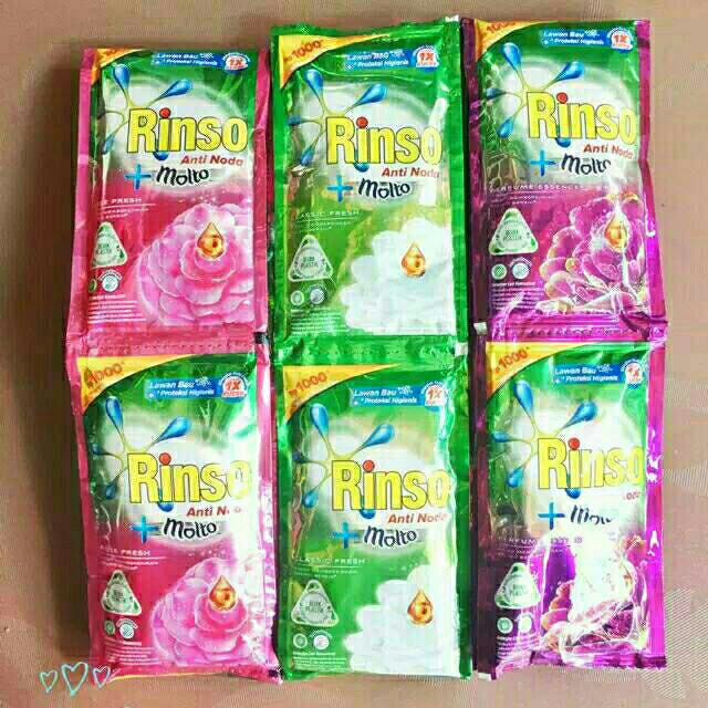 Paket 12 Sachet Rinso Molto Cair 40ml 1x Kucek