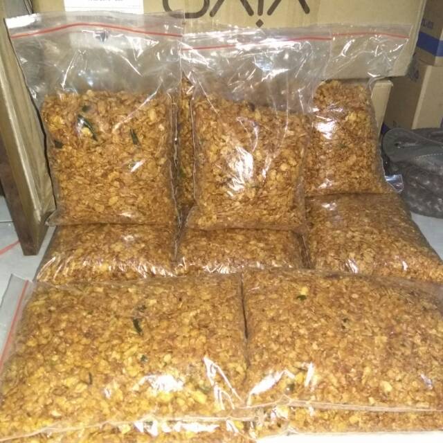 

Emping melinjo pedes manis daun jeruk 1kg #ancuran