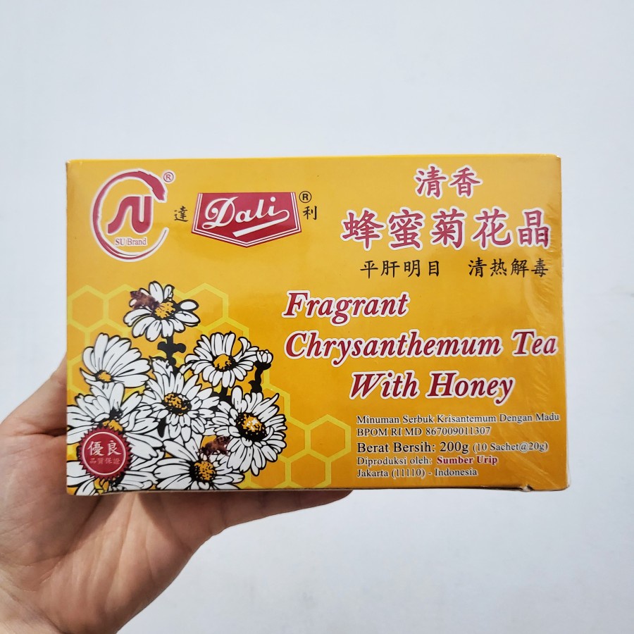 

Crysanthemum tea with Honey-Pereda panas dalam dan radang tenggorokan