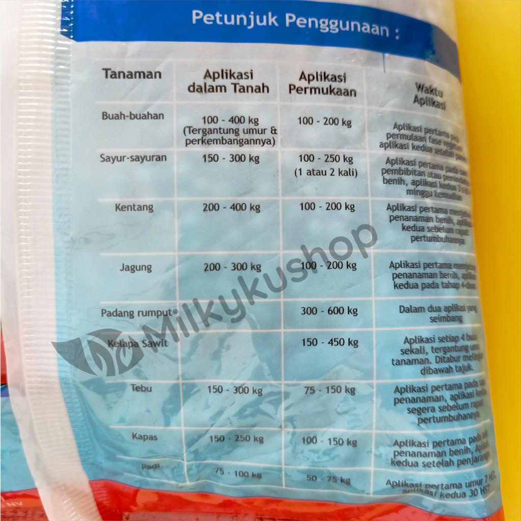 PUPUK CANTIK 1 KG KEMASAN PABRIK CALCIUM AMMONIUM NITRAT