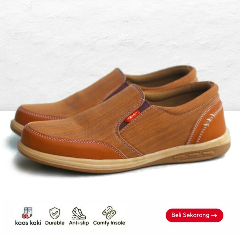 (J 28) Sepatu Pria Kulit Premium Import Original Termurah |Sepatu Casual Kerja Kantor Santai Pesta