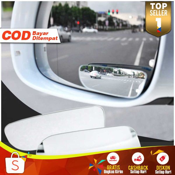 Kaca Spion Mobil Wide Angle 2PCS KP 05 Sepion Mini Tambahan Blind Spot Mirror Mobil Motor Murah