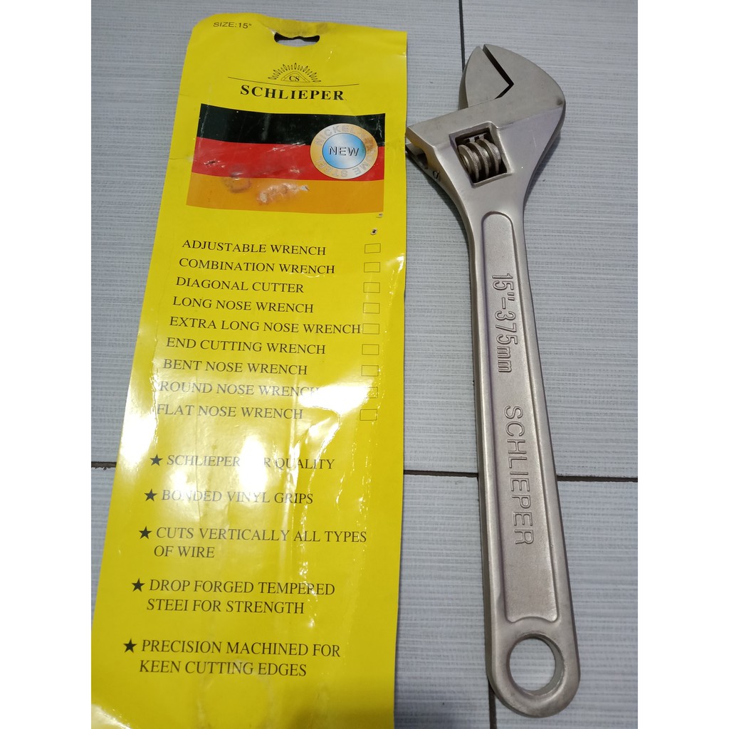 KUNCI BAGO / KUNCI INGGRIS SCHLIEPER 15" / 375 MM