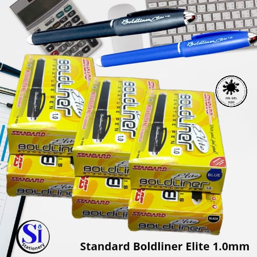 

Pulpen Standard Boldliner Elite 1.0mm Asli/Standard Pen Boldliner 1.0mm Oroginal
