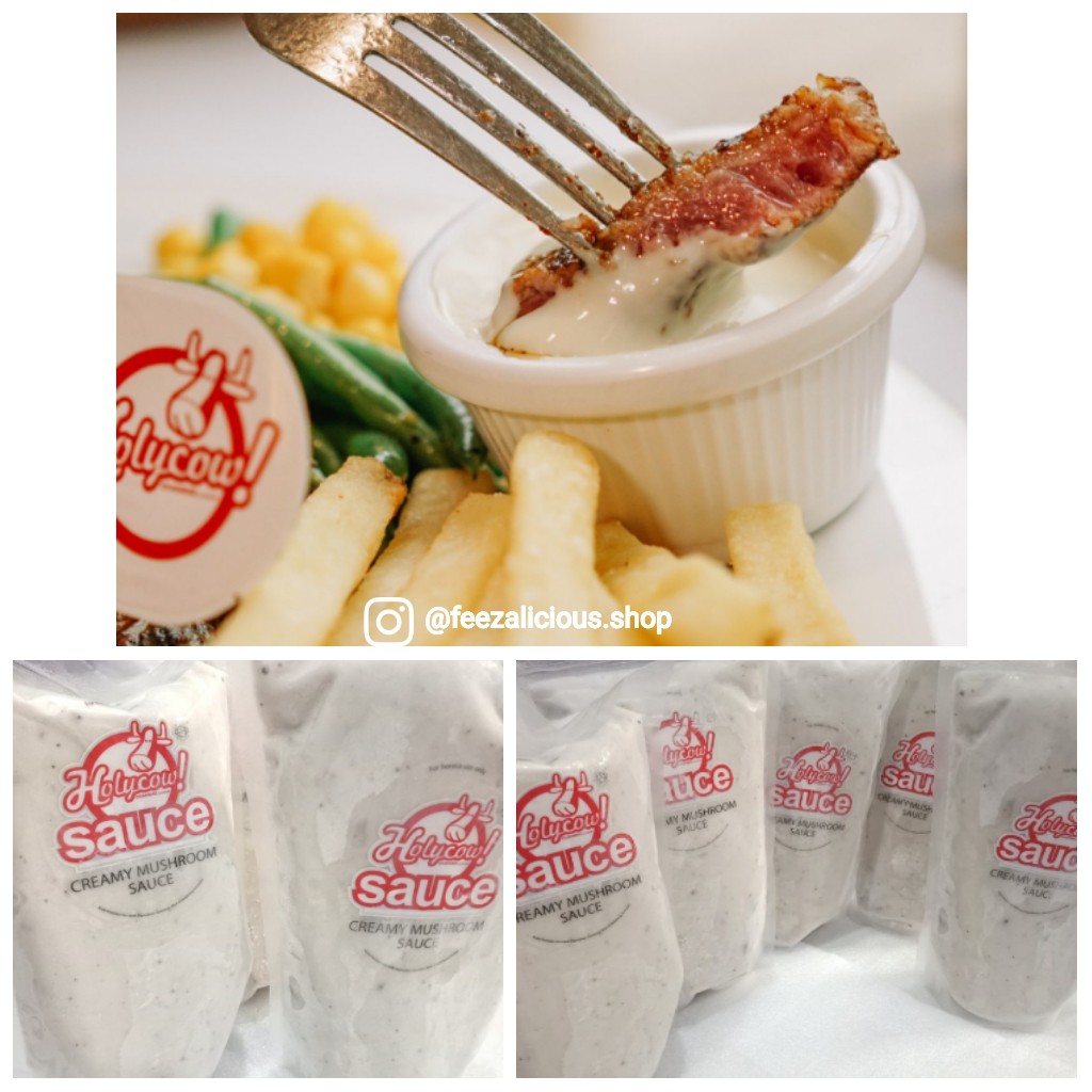 Holycow Creamy Mushroom Sauce/Saus Jamur Steak Holycow