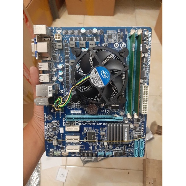 Paket mainboard LGA 1155 H61 proc G2020 Fan