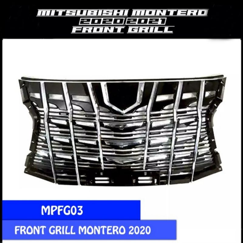 grill pajero sport facelift 2021-2022 model alphard