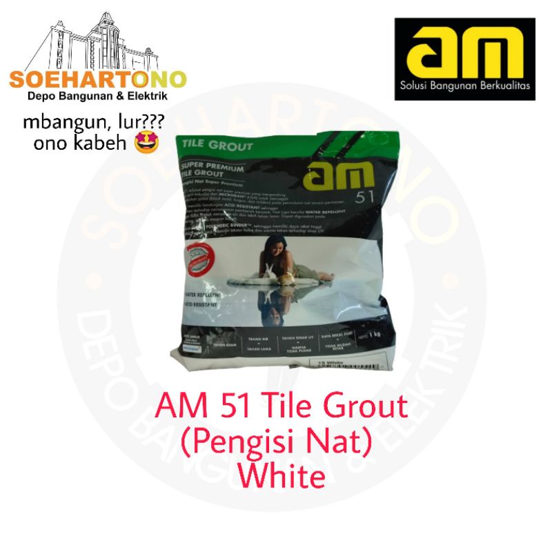 AM 51 Tile Grout (Pengisi Nat)