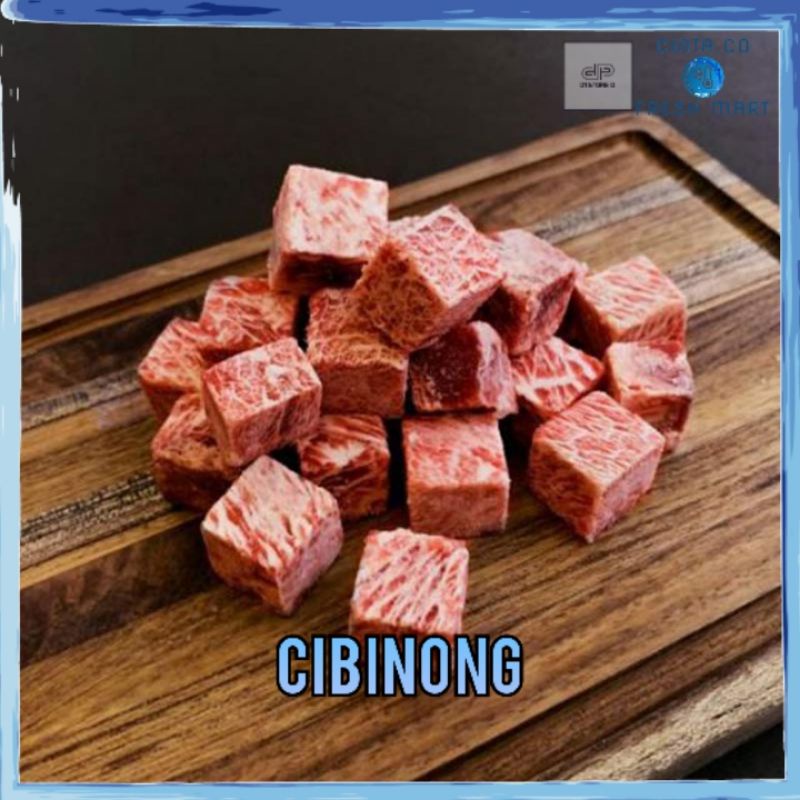 

Saikoro Meltique Wagyu Beef Cube 250gr & 500gr - Cibinong