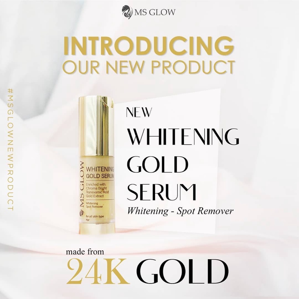 MS GLOW Serum Gold MS Glow / MS Glow whitening Gold Serum