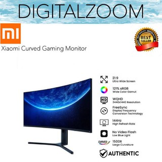 Xiaomi Monitor Gaming Curved 34 inch 144hz | Shopee Indonesia