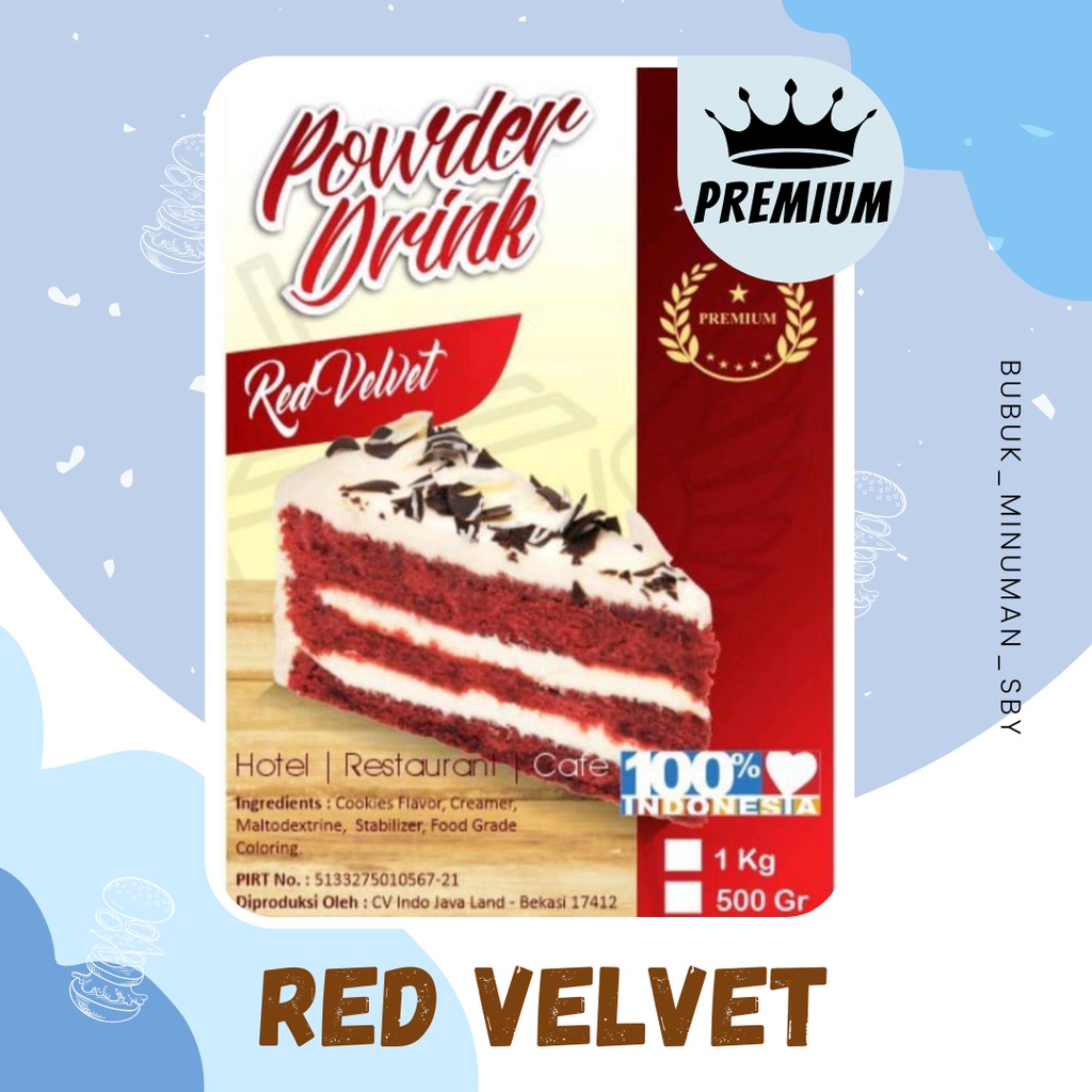 

Javaland Premium Bubuk Minuman Rasa Red Velvet Kemasan 1kg