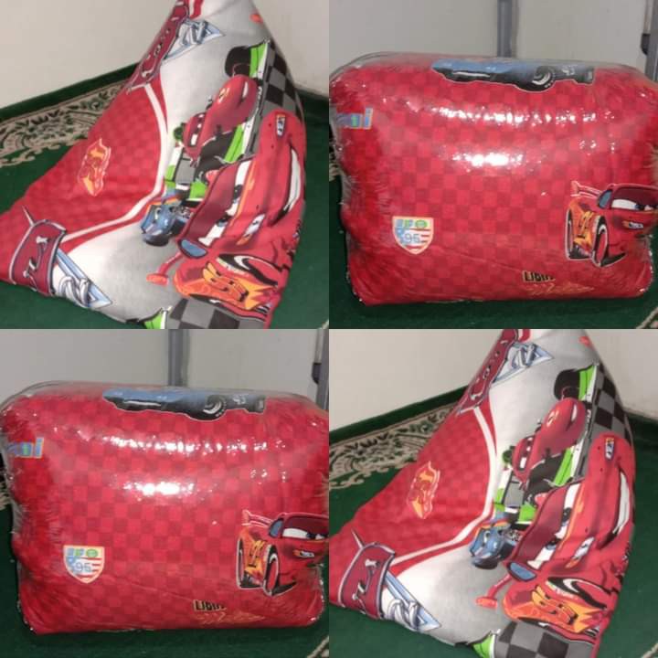 Bean Bag plus isi MURAH TRIANGLE  BEANBAG ANAK SIZE SMALL