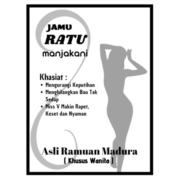 JAMU RATU MANJAKANI