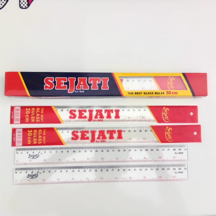 

penggaris/Penggaris 30CM/Penggaris Plastik/Penggaris SEJATI SJ-1830