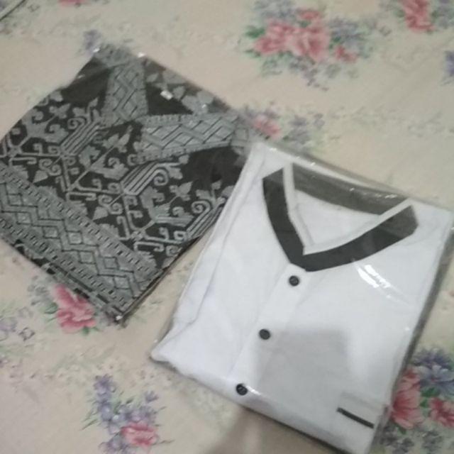 Kayla Batik Hrb026 Kenongo Kemeja Tosca Pendek Padi Pekalongan M L Xl Sogan Tulis Halus Kemeja Batik