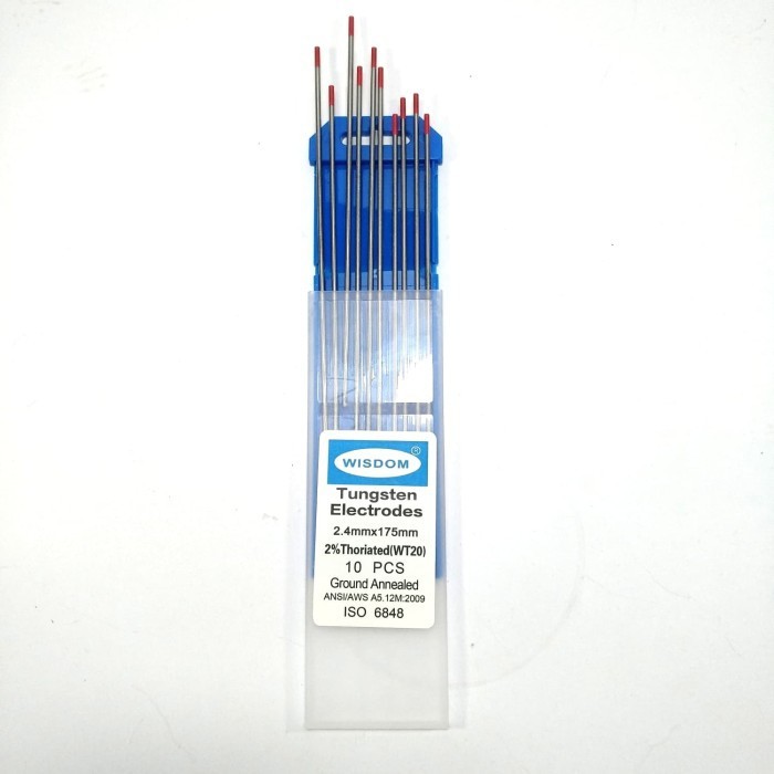 Wisdom Jarum Las Argon 2.4x175mm 10pcs / Tungsten Electrodes