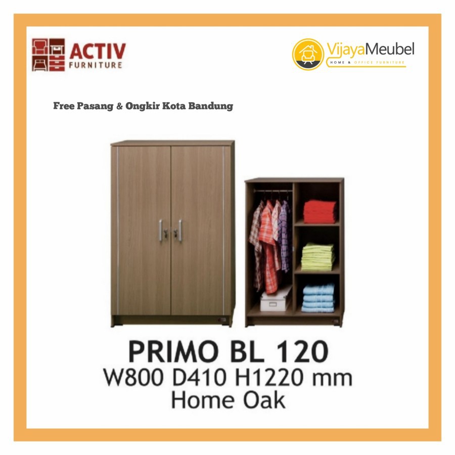 Lemari pakaian anak activ furniture BL 120