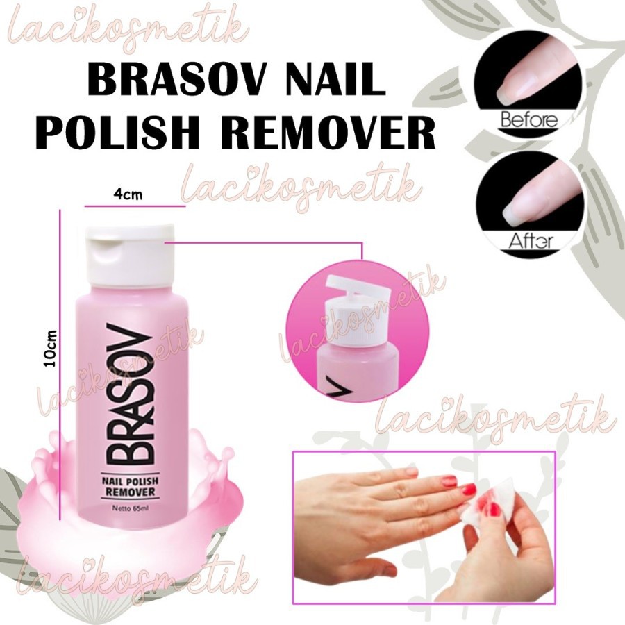 ✨LACIKOSME✨ BRASOV NAIL POLISH REMOVER BPOM - PEMBERSIH CAT KUKU / PENGHAPUS KUTEK