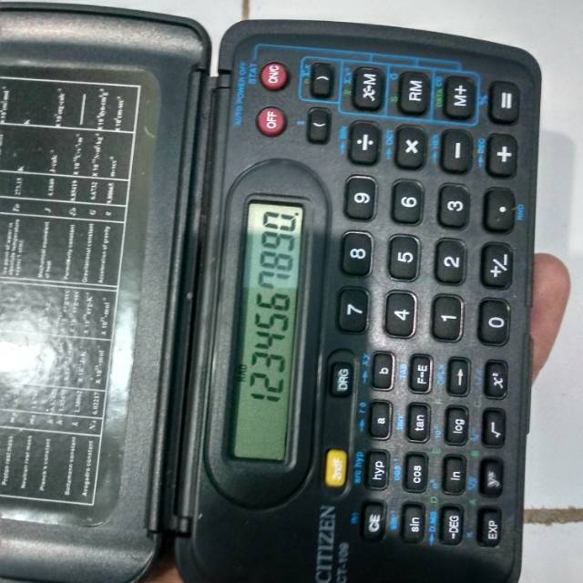 

Kalkulator SCIENTIFIC kalkulator CT-108 sin cos