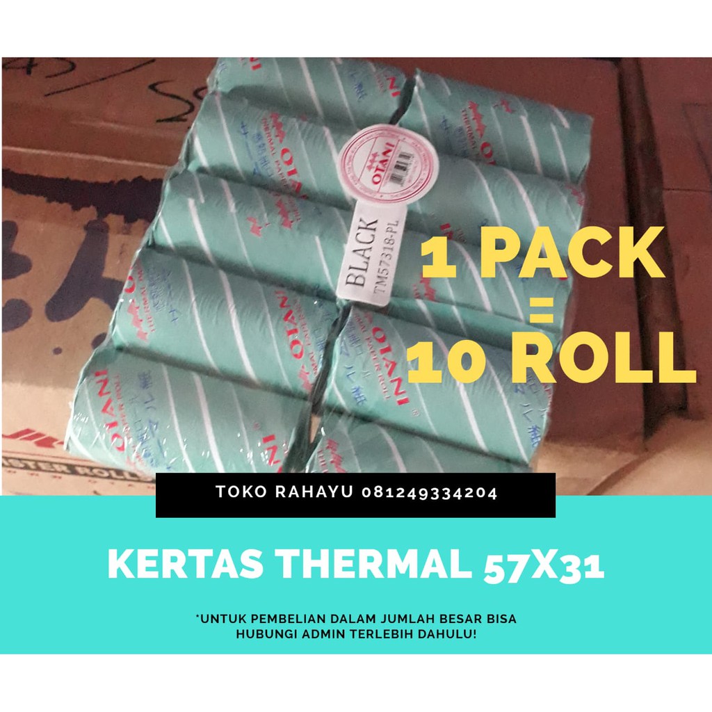 

Kertas Thermal Otani Kertas Roll Printer Bluetooth Kertas EDC BNI EDC BRI Kertas Printer Thermal