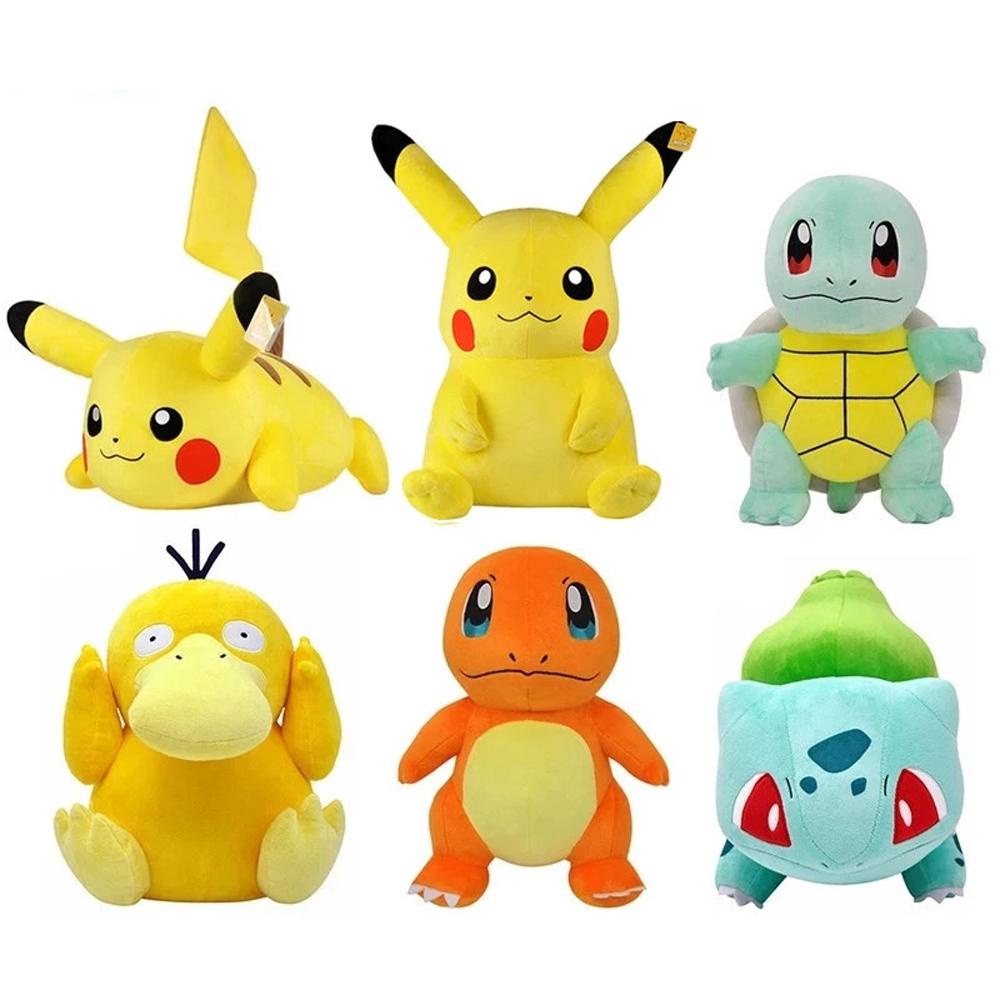 Quinton Pokemon Boneka Plush Anime pokemoned Hadiah Jigglypuff Bulbasaur Peluche Boneka Mainan