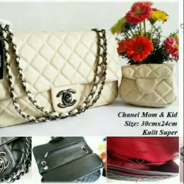 DF-CHANNEL MOM N KIDS XH CLASSIC 2IN1 /FASHION WANITA /TAS BATAM /TAS MURAH 4001 SHOULDER BAG ANAK