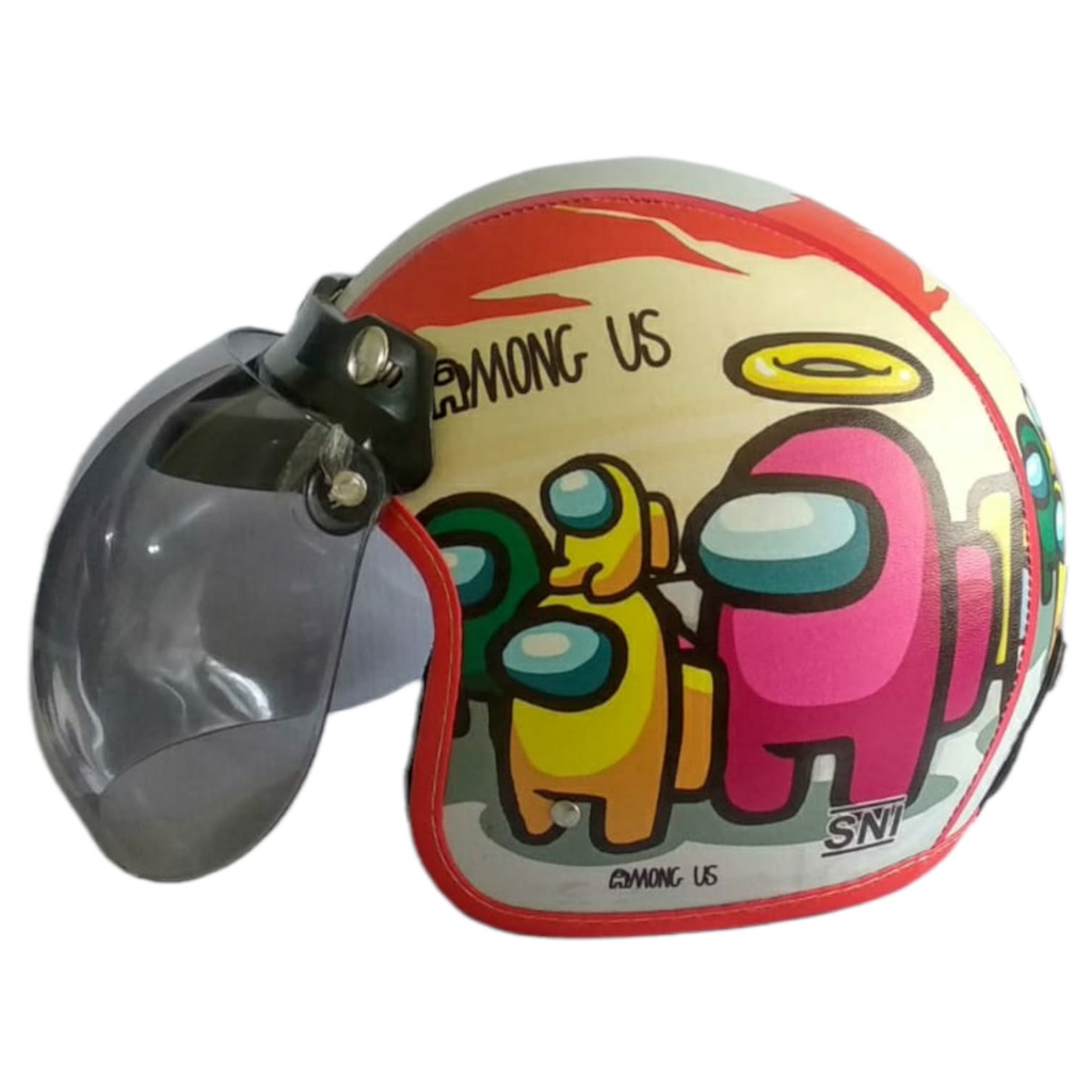 HELM ANAK BOGO KARAKTER lucu