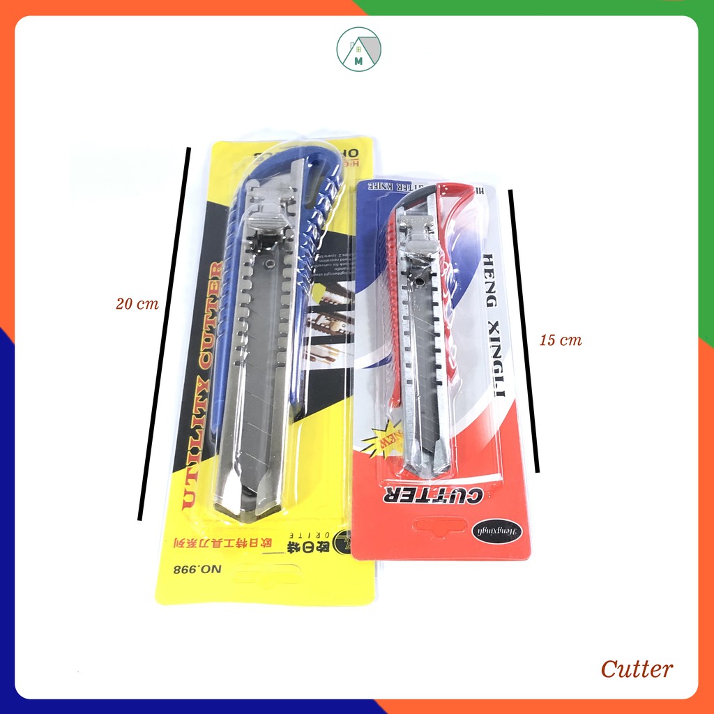 

Cutter Pemotong ukuran Medium dan Besar Pisau Kater