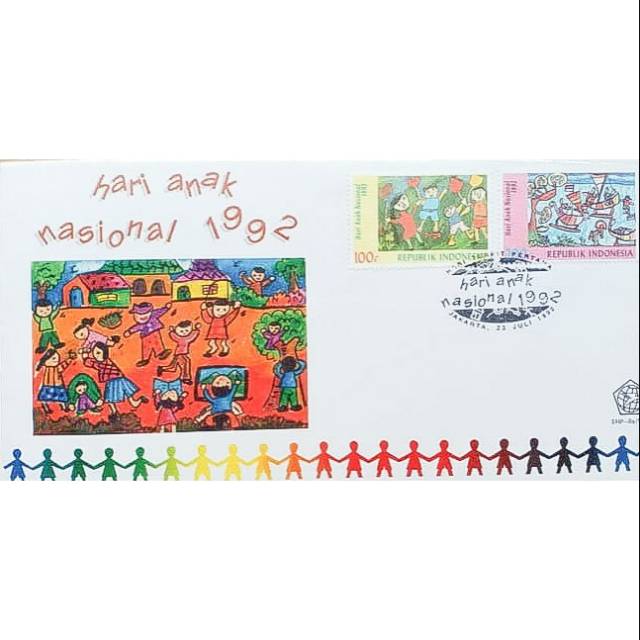 

SHP Perangko Indonesia Hari Anak Nasional 1992