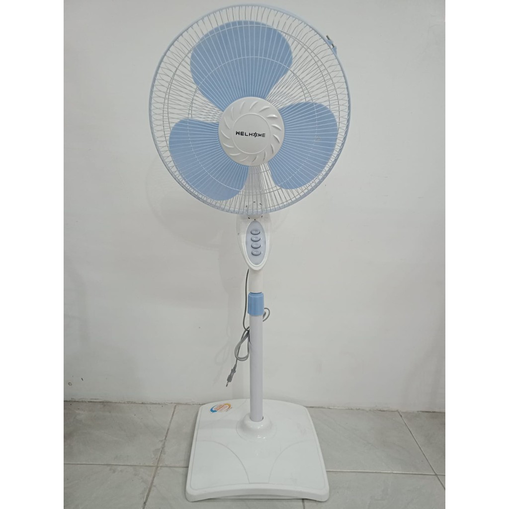 KIPAS ANGIN TEGAK / KIPAS ANGIN BERDIRI / KIPAS ANGIN MEJA / DESK FAN / STAND FAN DUO FUNCTION - WEL