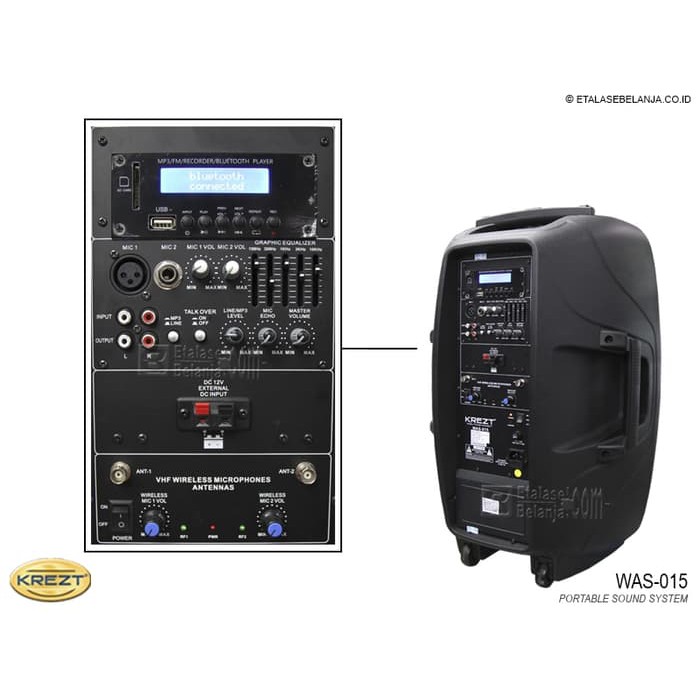 PROMO.. PORTABLE SOUND SYSTEM   KREZT WAS 015