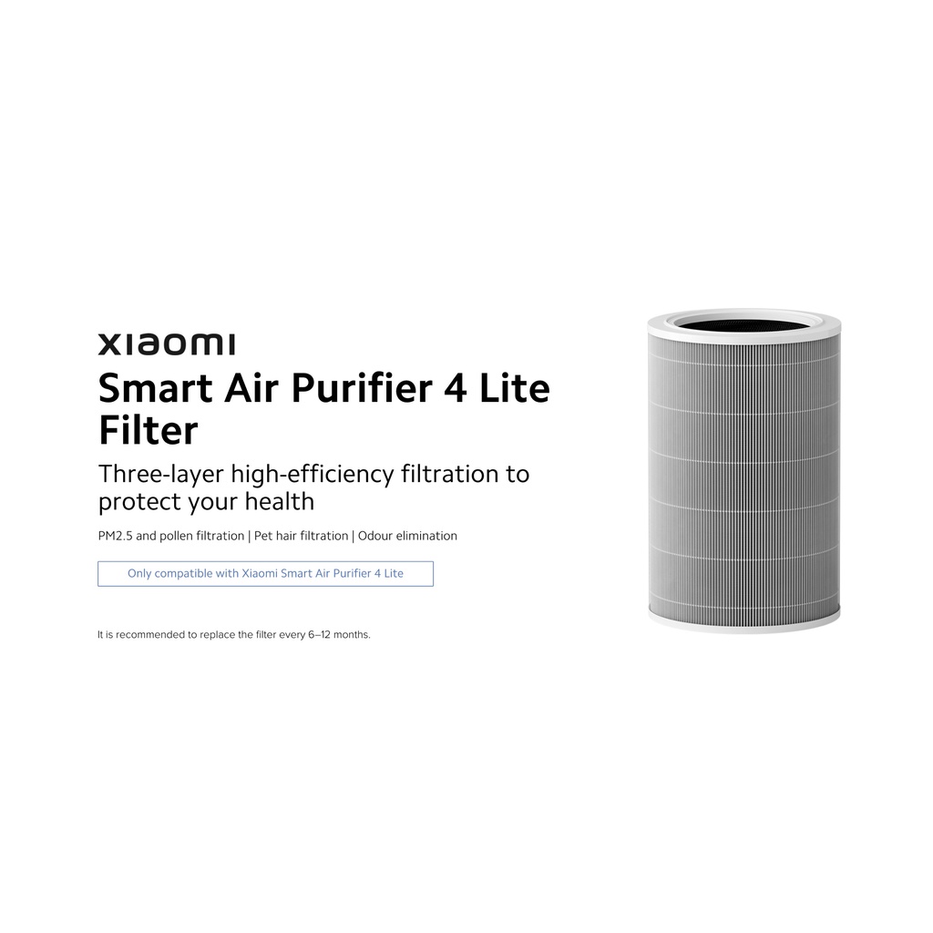 Xiaomi Smart Air Purifier 4 / 4 Lite / 4 Pro Filter - HEPA Filter Xiaomi - Xiaomi HEPA Filter 4 / 4 Lite / 4 Pro - Filter xiaomi air purifier 4 / 4 Lite / 4 Pro