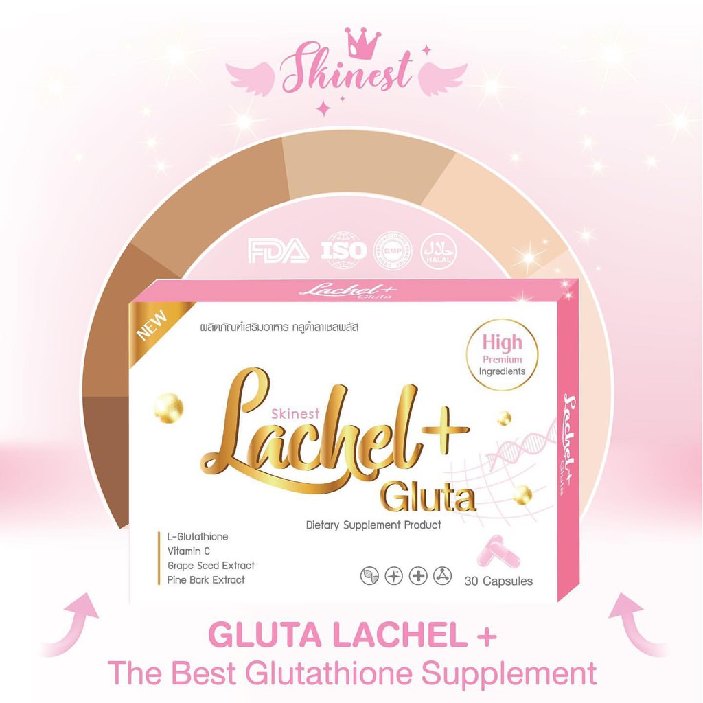 GLUTA LACHEL BY SKINEST CLINIC ISI 30 KAPSUL