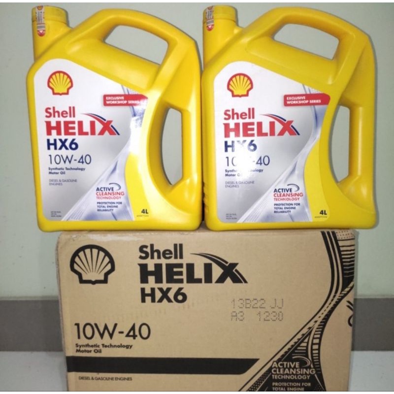 OLI SHELL HX6 10W_40 4 LITER ORIGINAL