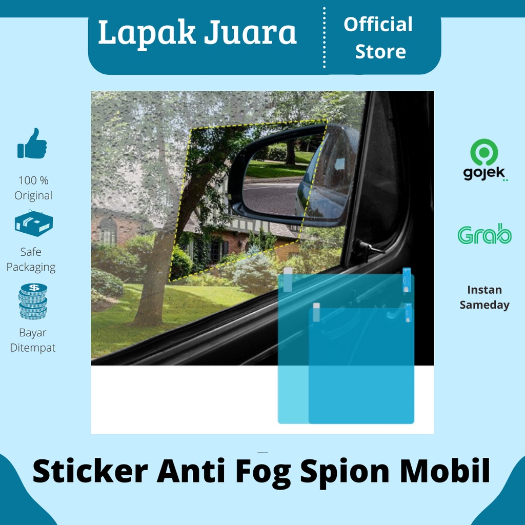 Anti Fog Spion Mobil | Anti Fog | Sticker Anti Fog | Anti Fog Spion | Sticker Anti Fog Spion | Lapis