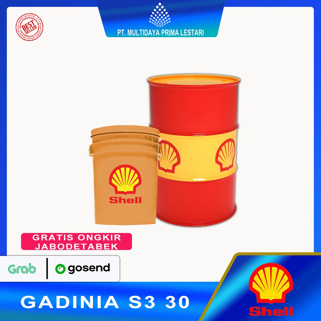 OLI SHELL GADINIA S3 30 ( Oli Diesel Marine ) DISTRIBUTOR OLI MURAH JAKARTA
