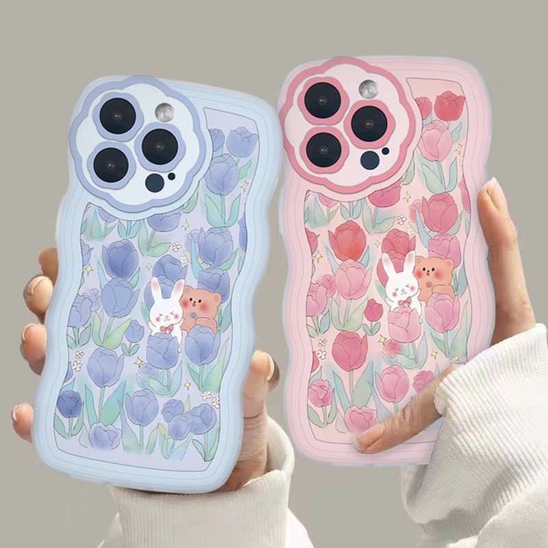 Case Motif Beruang / Kelinci / Beruang Lucu Gaya Jepang / Korea Untuk IPhone 13promax / 12 / 11 / XS / XR / 8p Jhfg