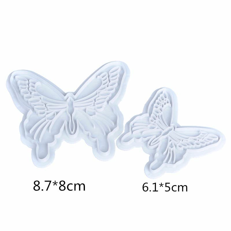 Fondant Cake Cutter - Butterfly Shape (2pcs)