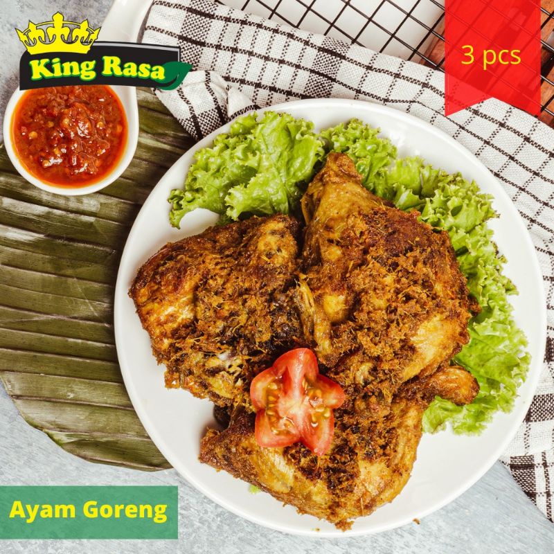 Jual Ayam Goreng Kremes Lengkuas Frozen Isi 3 Pcs Potongan Besar Makanan Siap Saji