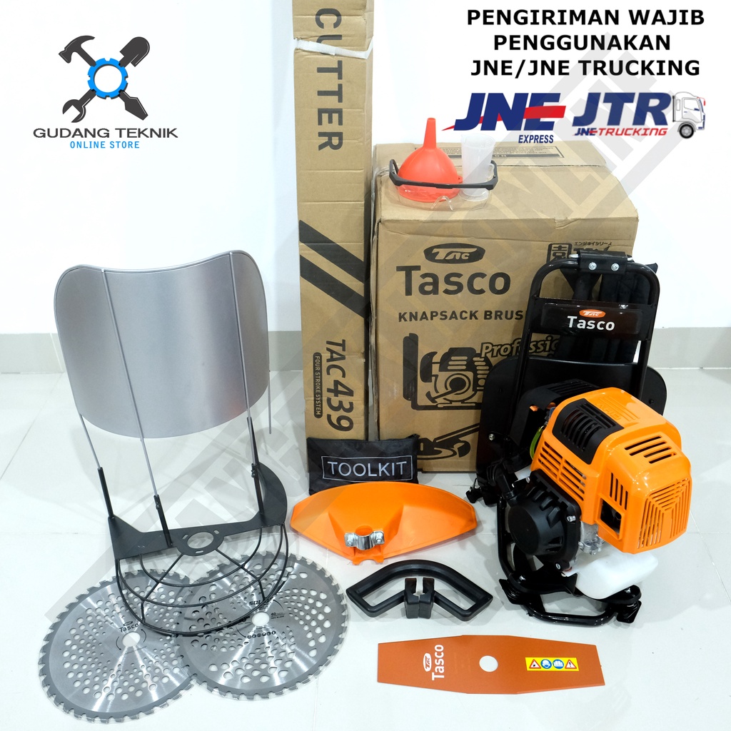 Mesin Potong Rumput 4Tak TASCO TAC439 - Brush Cutter Tasco TAC-439 4 Stroke / Mesin Pemotong Padi Paddy Reaper TAC 439 TASCO