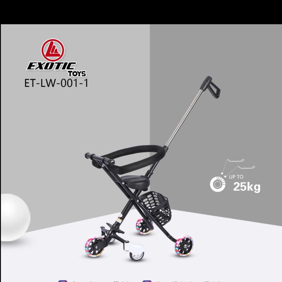 Stroller Exotic ET-LW001 Roda 5 Kursi dorongan Anak