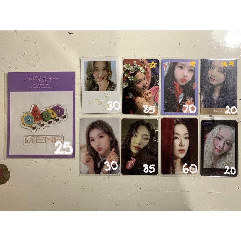 PC Photocard Red Velvet Yeri Berry Irene Epoxy Joy Orgel Twice Sana Dicon WIL Cake Tzuyu Feel Specia