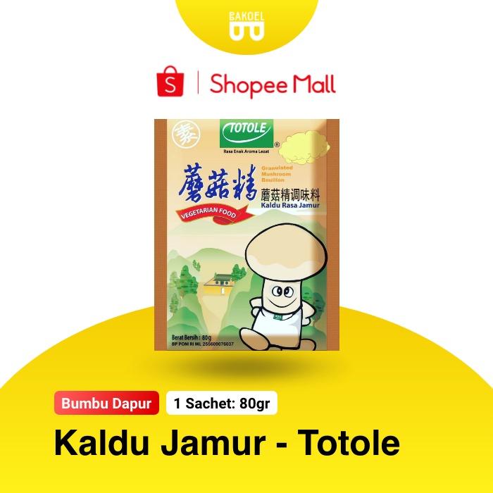 

Totole Kaldu Rasa Jamur (Harga Per Pack) - Bakoel Sayur Online