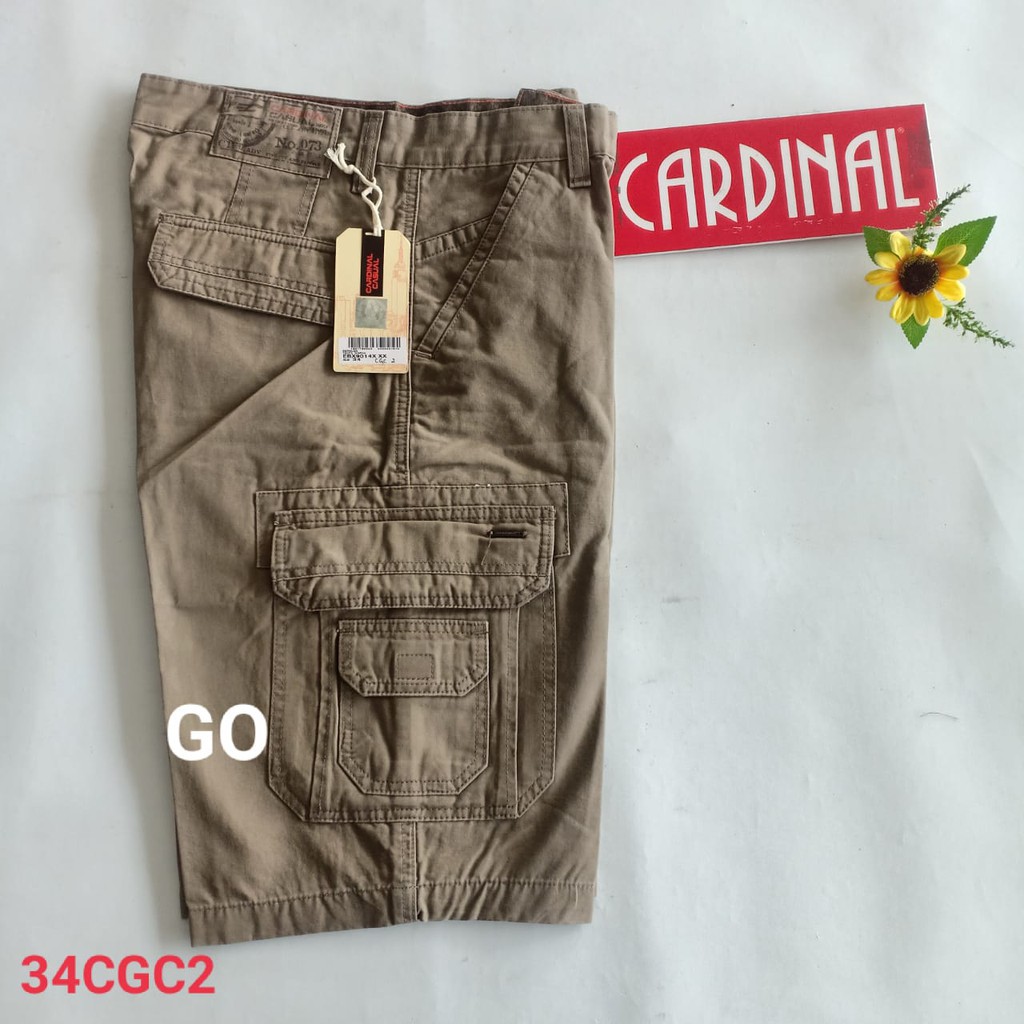 gos  34-KPL CARDINAL KEMPOL CASUAL Celana Pendek Cowok Celana Kempol Fashion Pria Brand Kekinian