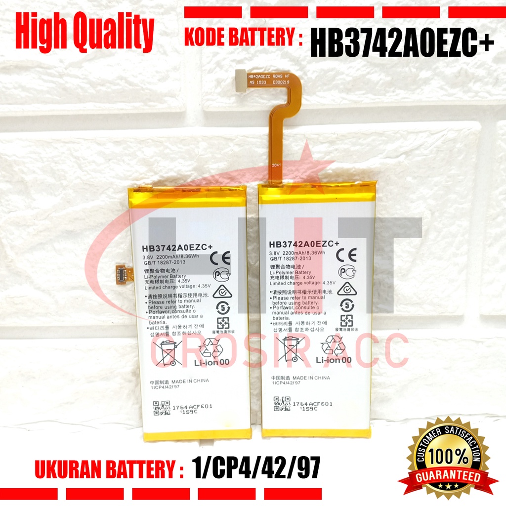 Baterai Battery For Huawei P8 LITE / P8 PLUS HB3742A0EZC+