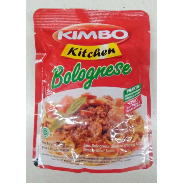 

Kimbo saus bolognese 200 gram