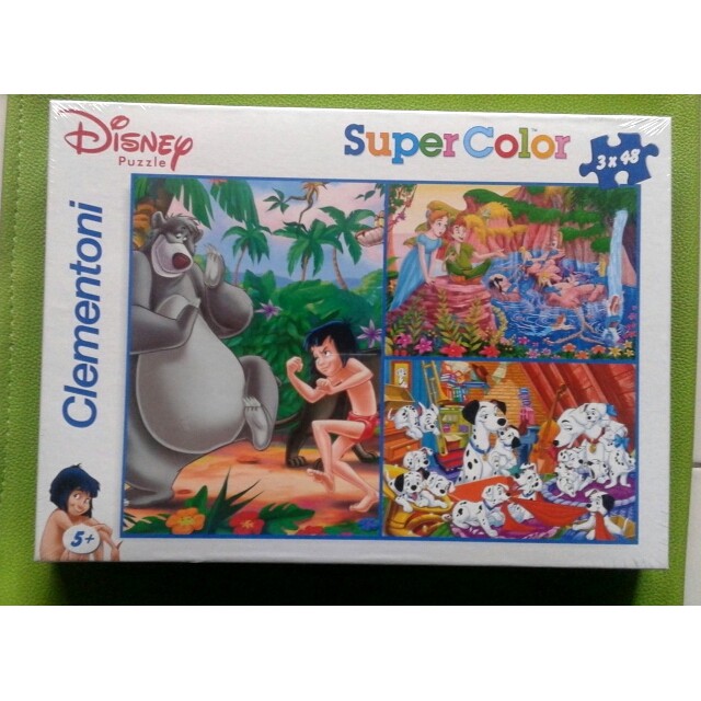 Puzzle Clementoni 3X48 - Tarzan / bidadari / Demantion