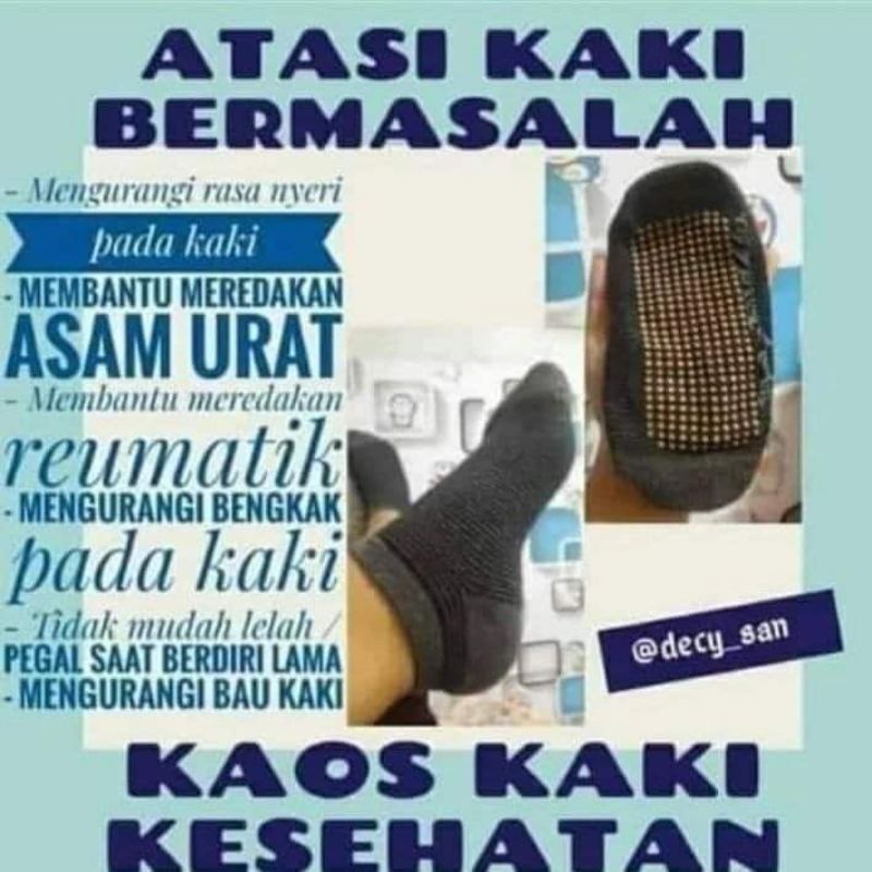 kaos kaki germanium kesehatan MCI original